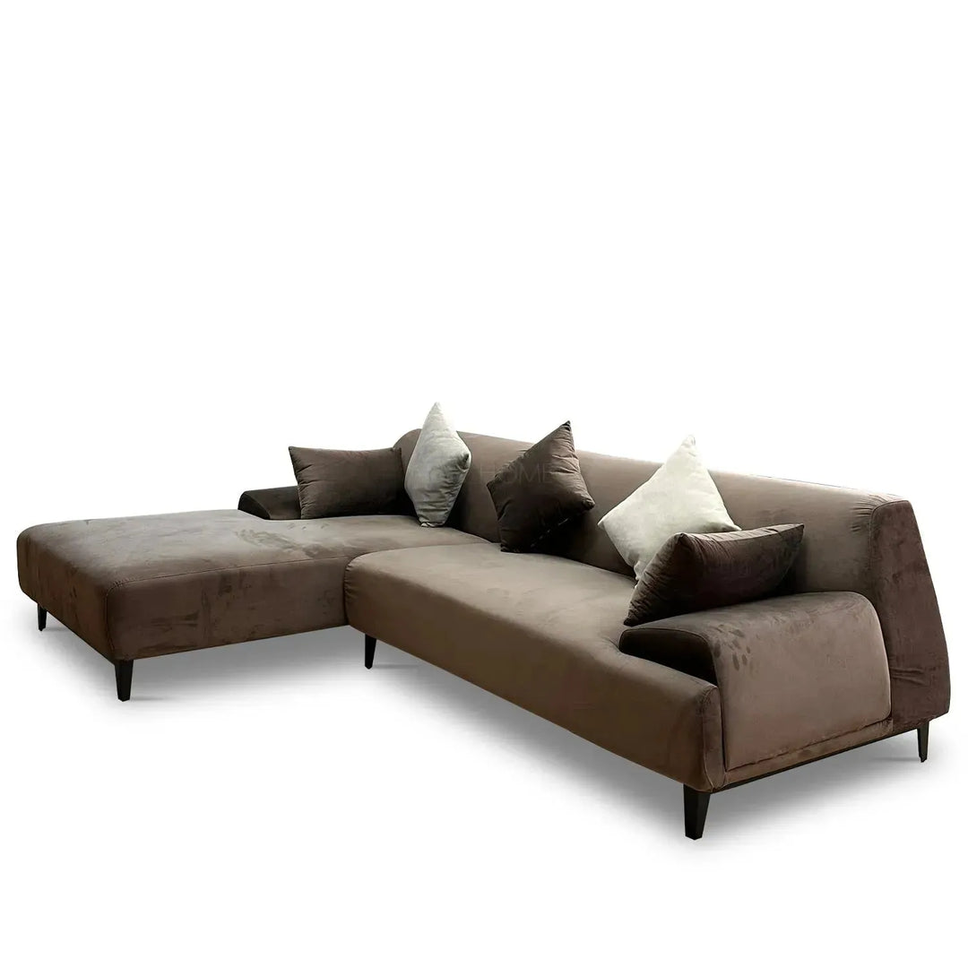 Modern fabric l shape sectional sofa cave 2+l layered structure.