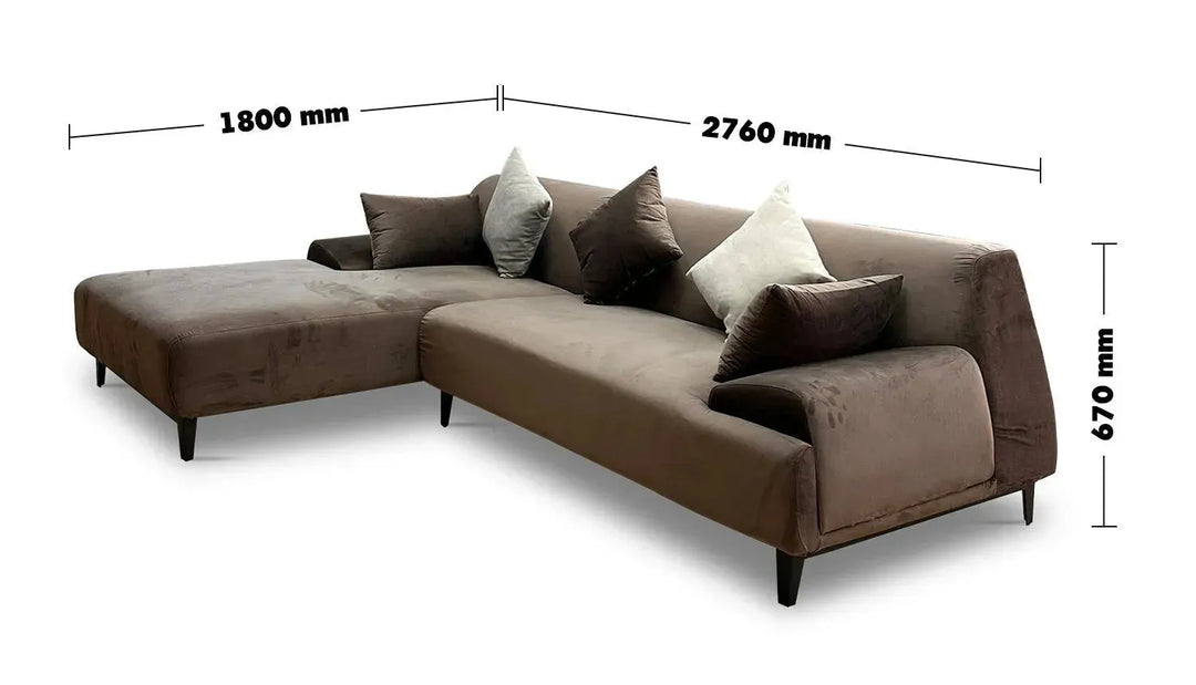 Modern fabric l shape sectional sofa cave 2+l size charts.