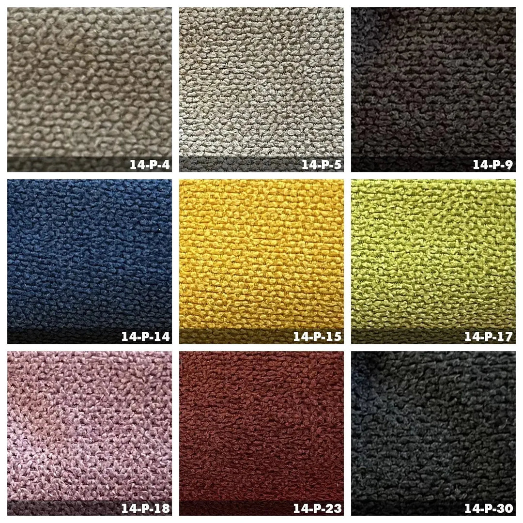 Scandinavian fabric l shape sectional sofa monroe 2+l color swatches.