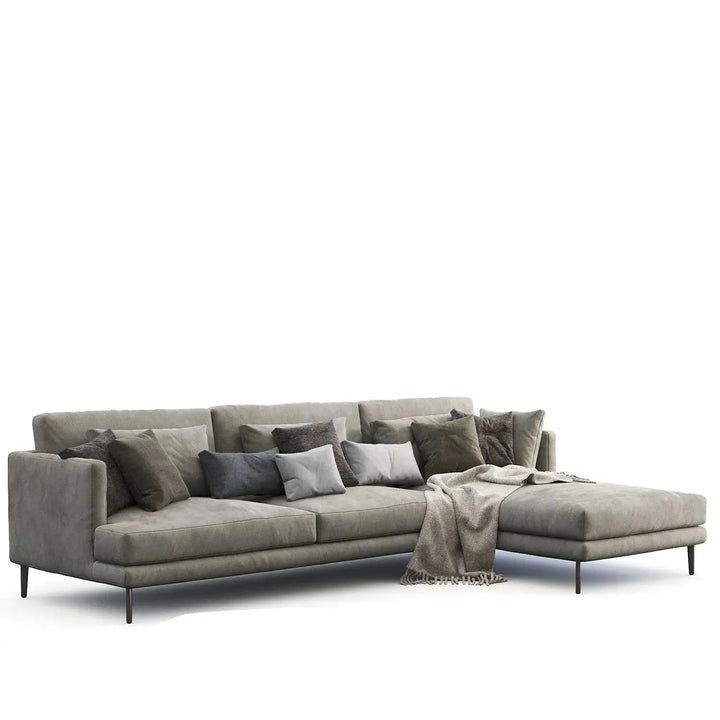 Modern fabric l shape sectional sofa william 2+l situational feels.