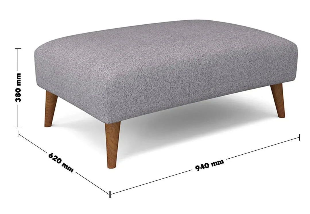Scandinavian fabric ottoman henri size charts.