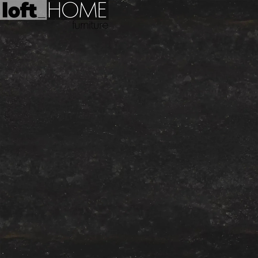 Minimalist marble side table thaddeus square in details.