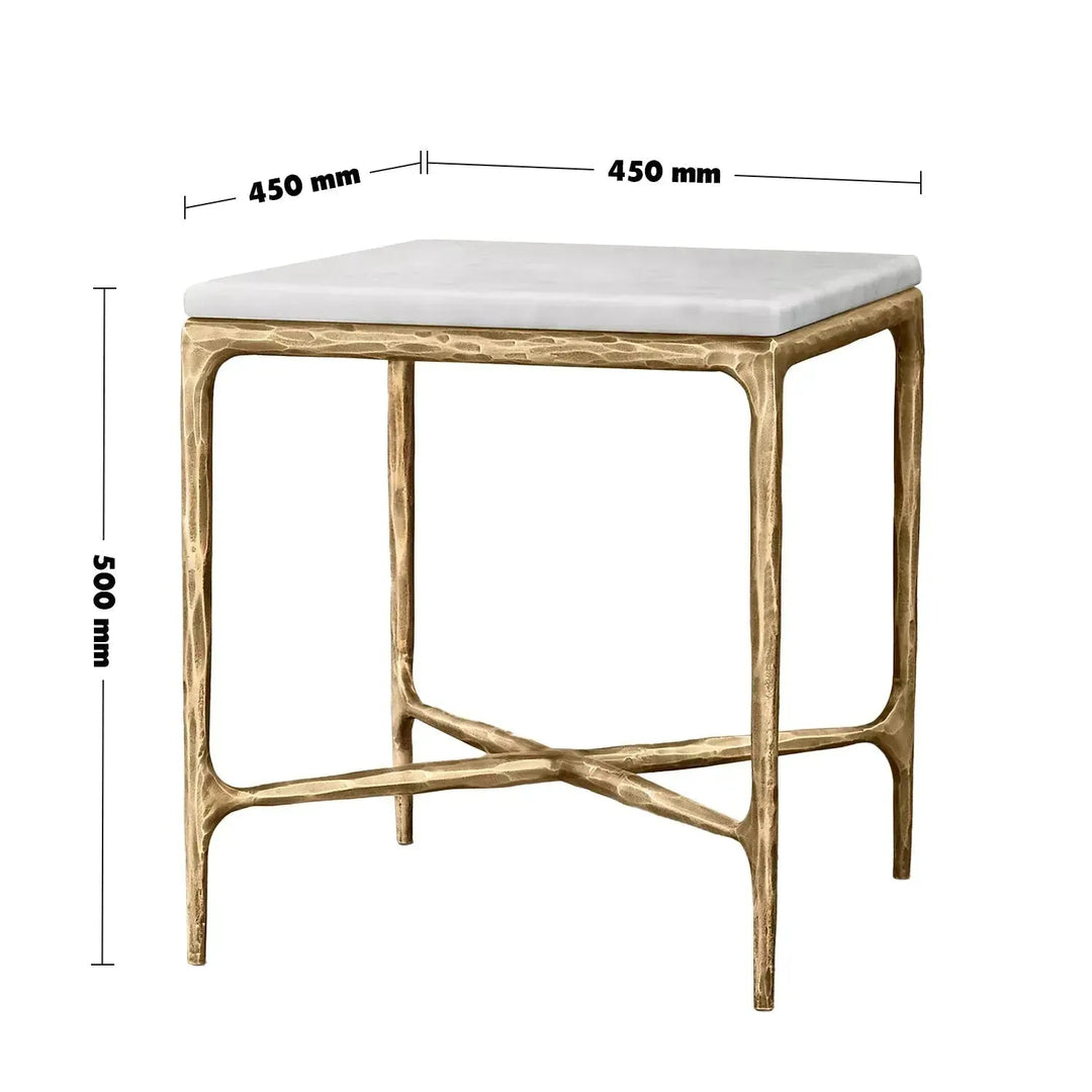 Minimalist marble side table thaddeus square size charts.