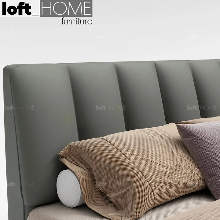 Modern microfiber leather bed cory environmental situation.