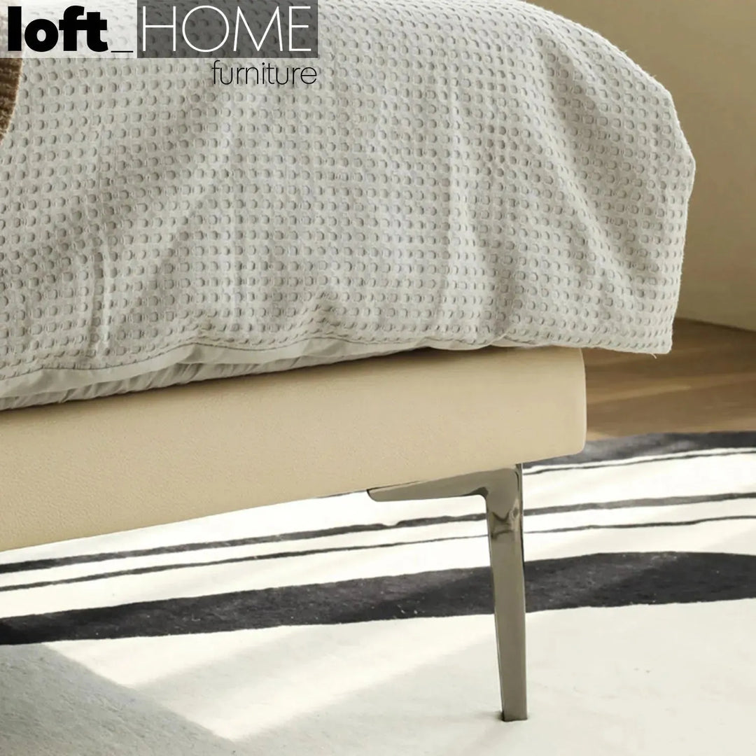 Modern microfiber leather bed poole environmental situation.