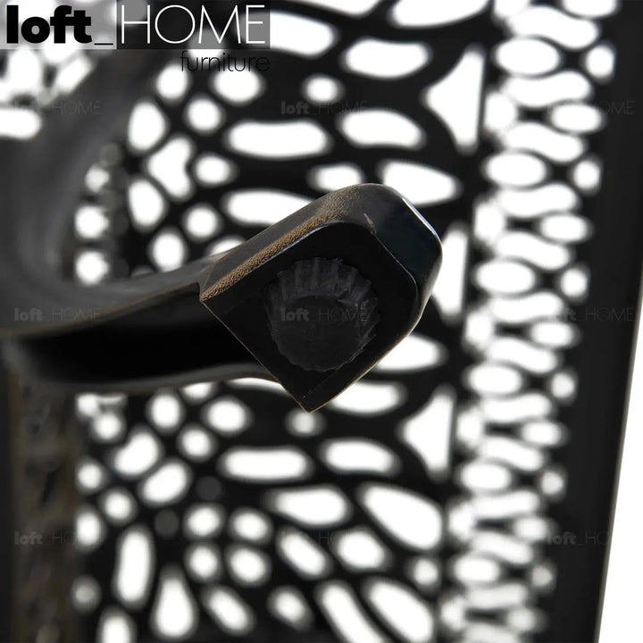 Industrial outdoor dining table artistry situational feels.