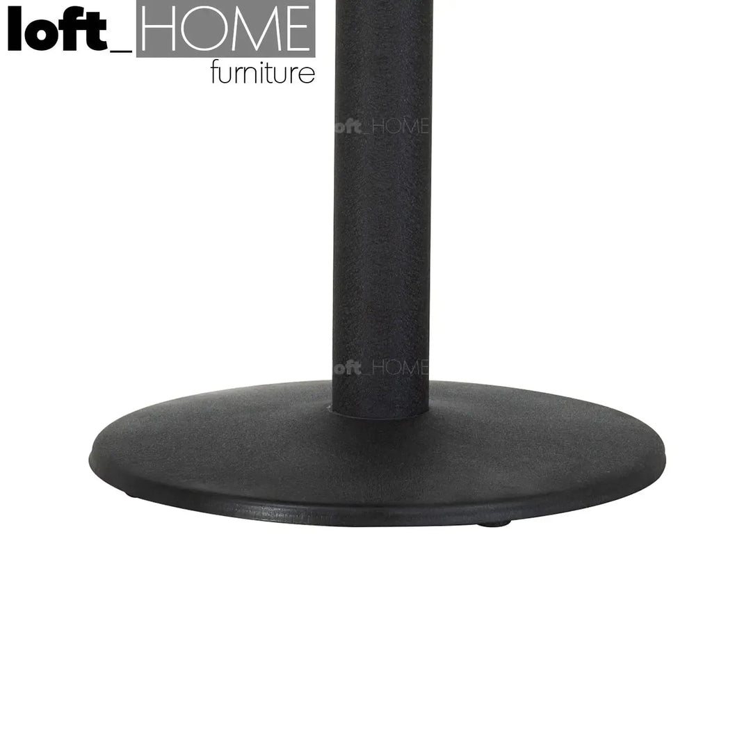 Industrial outdoor dining table bliss in still life.