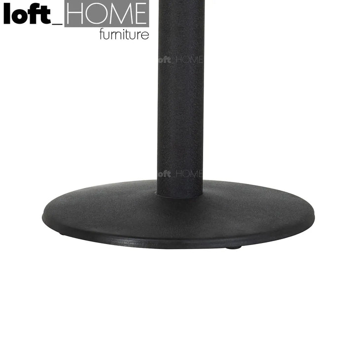 Industrial outdoor dining table bliss in still life.