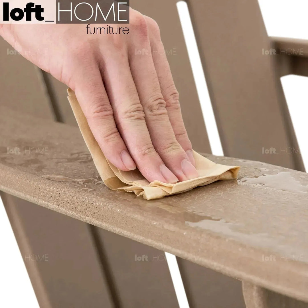 Industrial outdoor foldable 1 seater sofa timberland conceptual design.