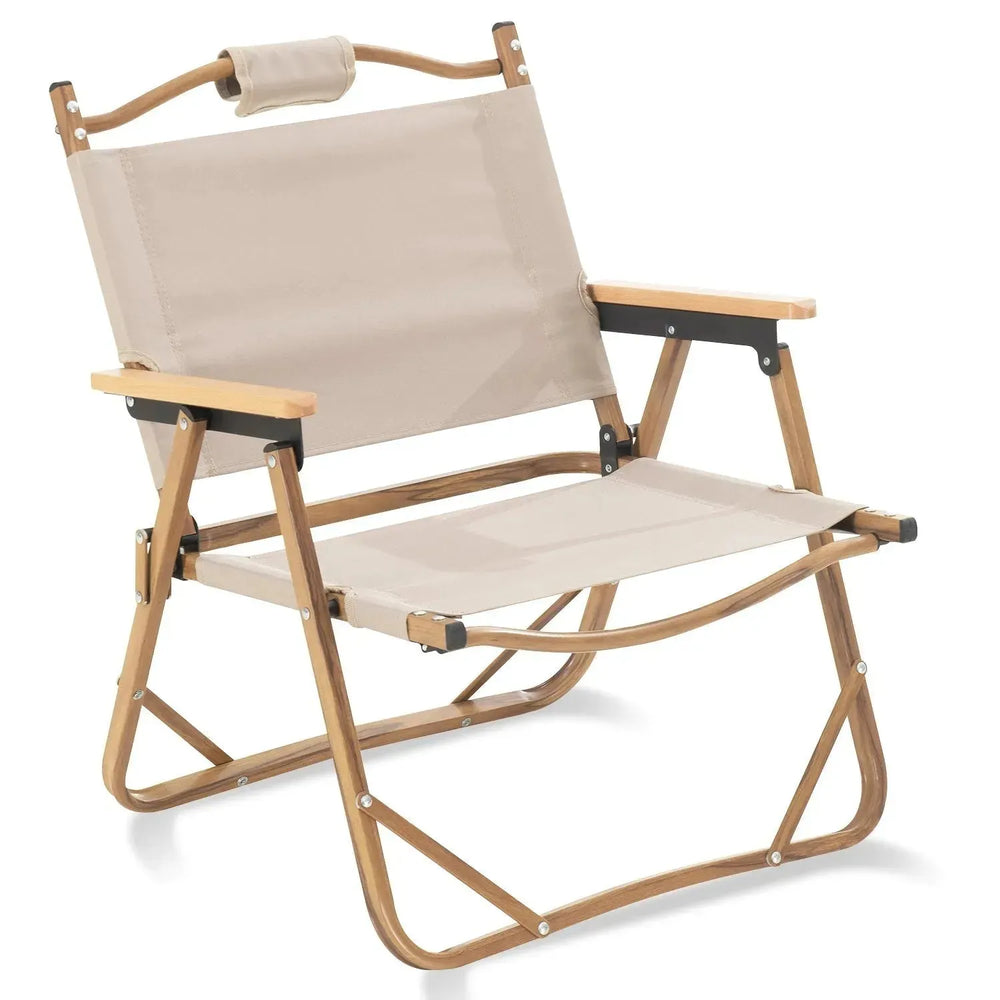 Industrial outdoor foldable 1 seater sofa traveler in white background.