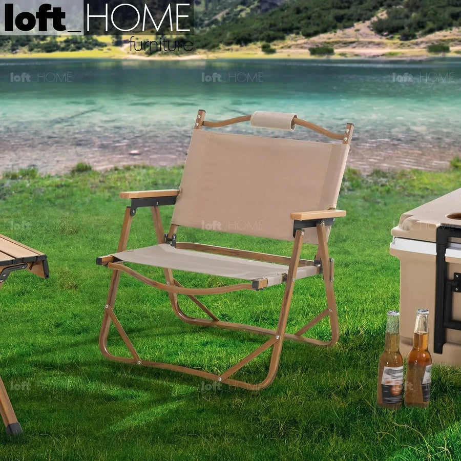 Industrial outdoor foldable 1 seater sofa traveler primary product view.