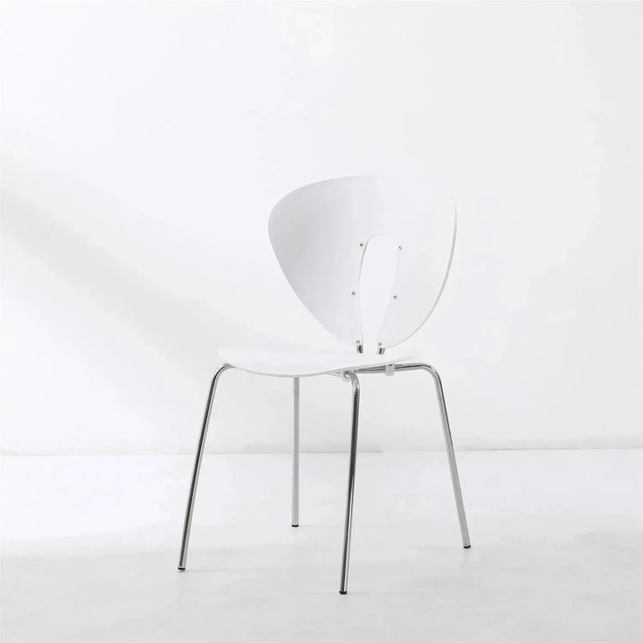 Contemporary plastic dining chair globus detail 6.