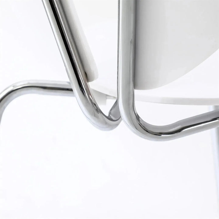 Contemporary plastic dining chair globus detail 7.