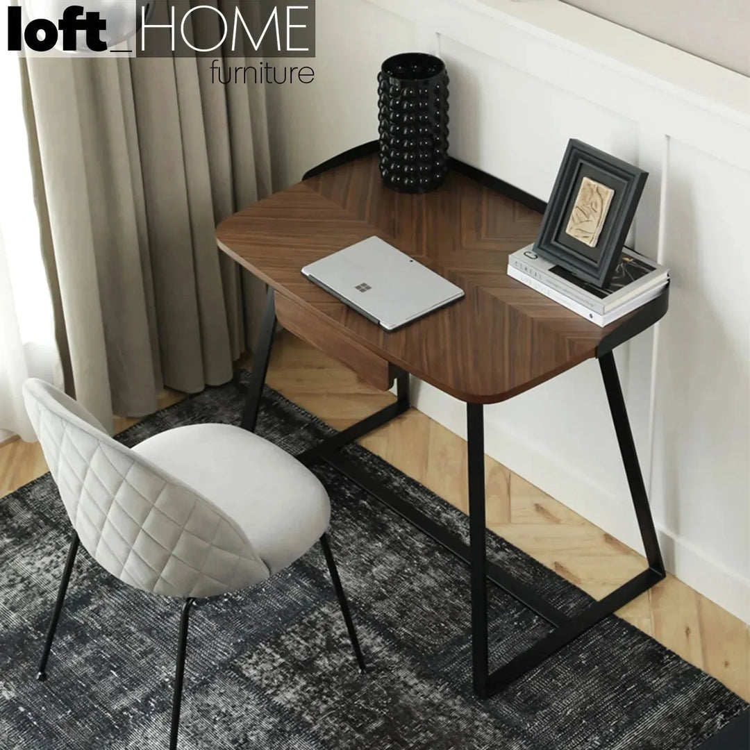 Modern plywood study table dario color swatches.