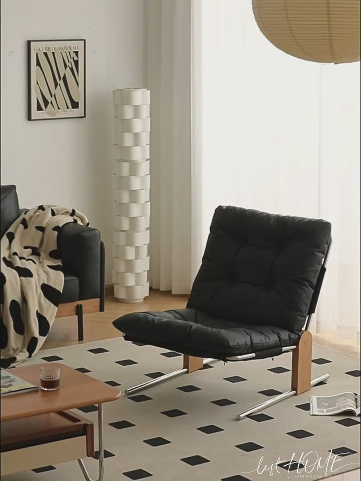 Scandinavian Microfiber Leather 1 Seater Sofa Chair TESSIDI