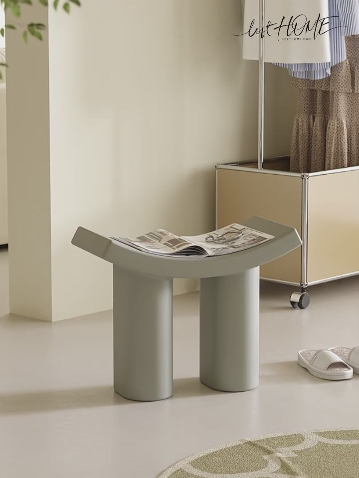 Contemporary plastic dining stool buzz detail 9.