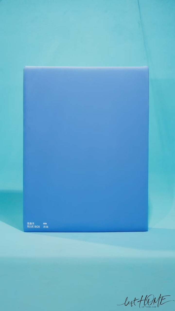 26cm pocket spring cooling skin mattress bluebox cube color swatches.