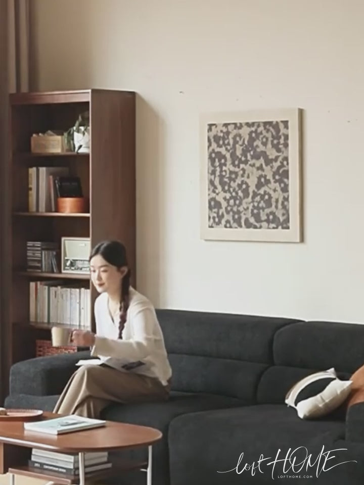 Cream boucle fabric electric functional 3 seater sofa bed sleepo detail 11.