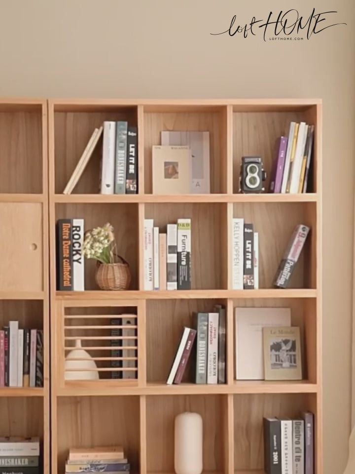 Scandinavian oak wood bookshelf gerin detail 59.