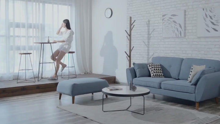 Scandinavian fabric 3 seater sofa henri detail 1.