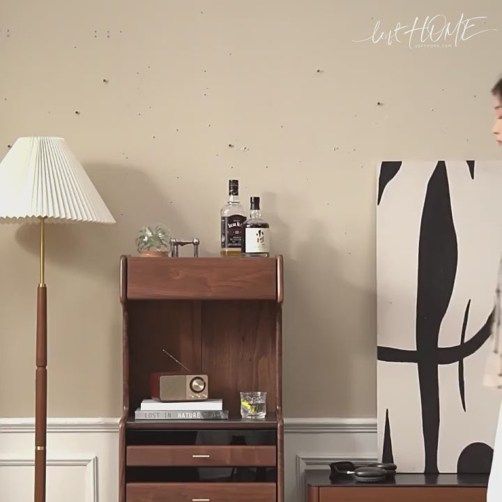 Japandi wood cabinet goya detail 8.