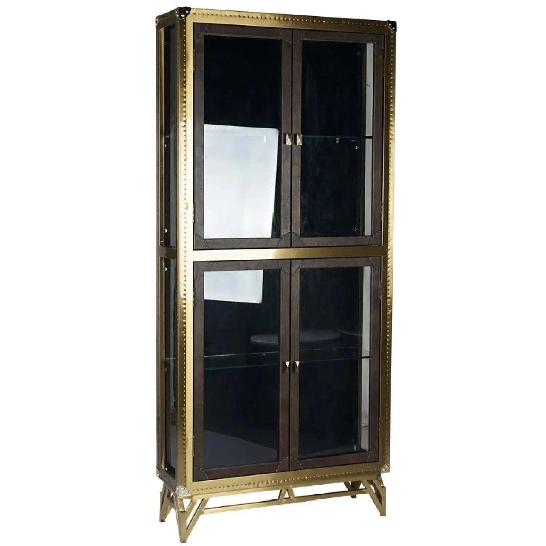 Vintage genuine leather display shelf osmond color swatches.