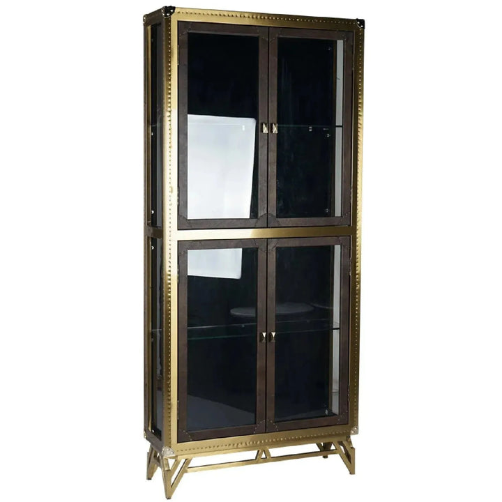 Vintage genuine leather display shelf osmond color swatches.