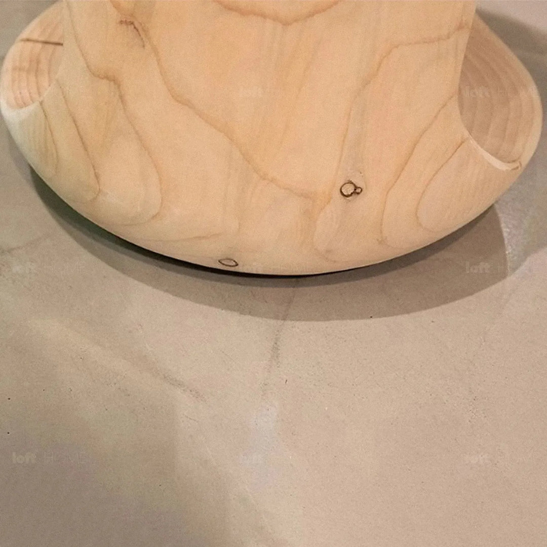 Rustic wood side table geppo in still life.