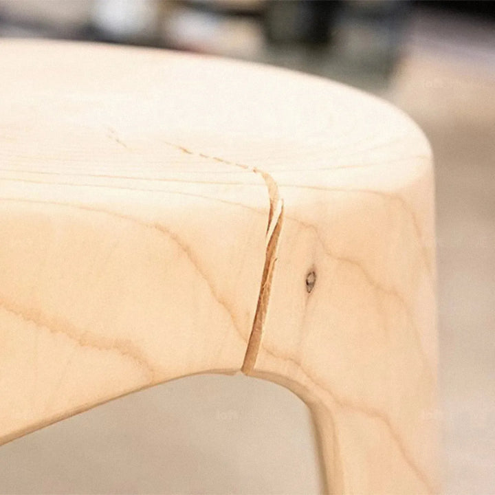 Rustic wood side table geppo conceptual design.