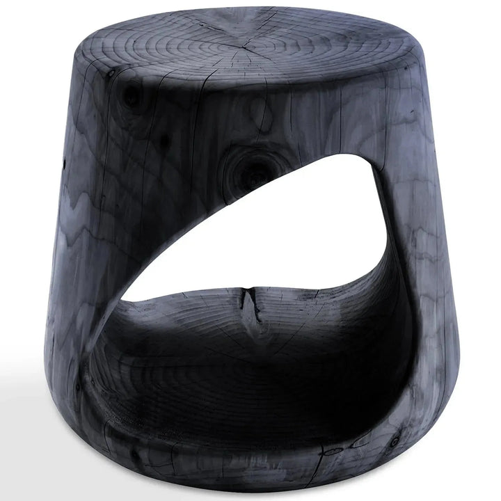 Rustic wood side table geppo detail 3.