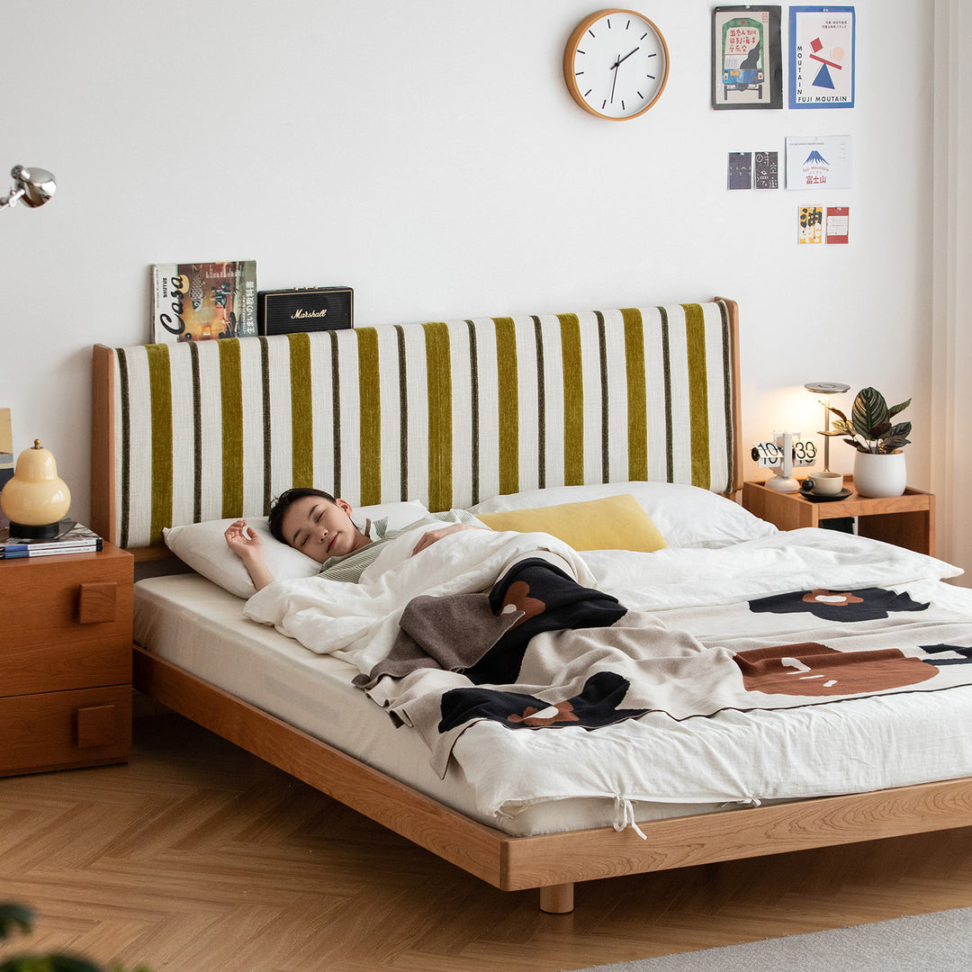 Scandinavian cherry wood bed les size charts.