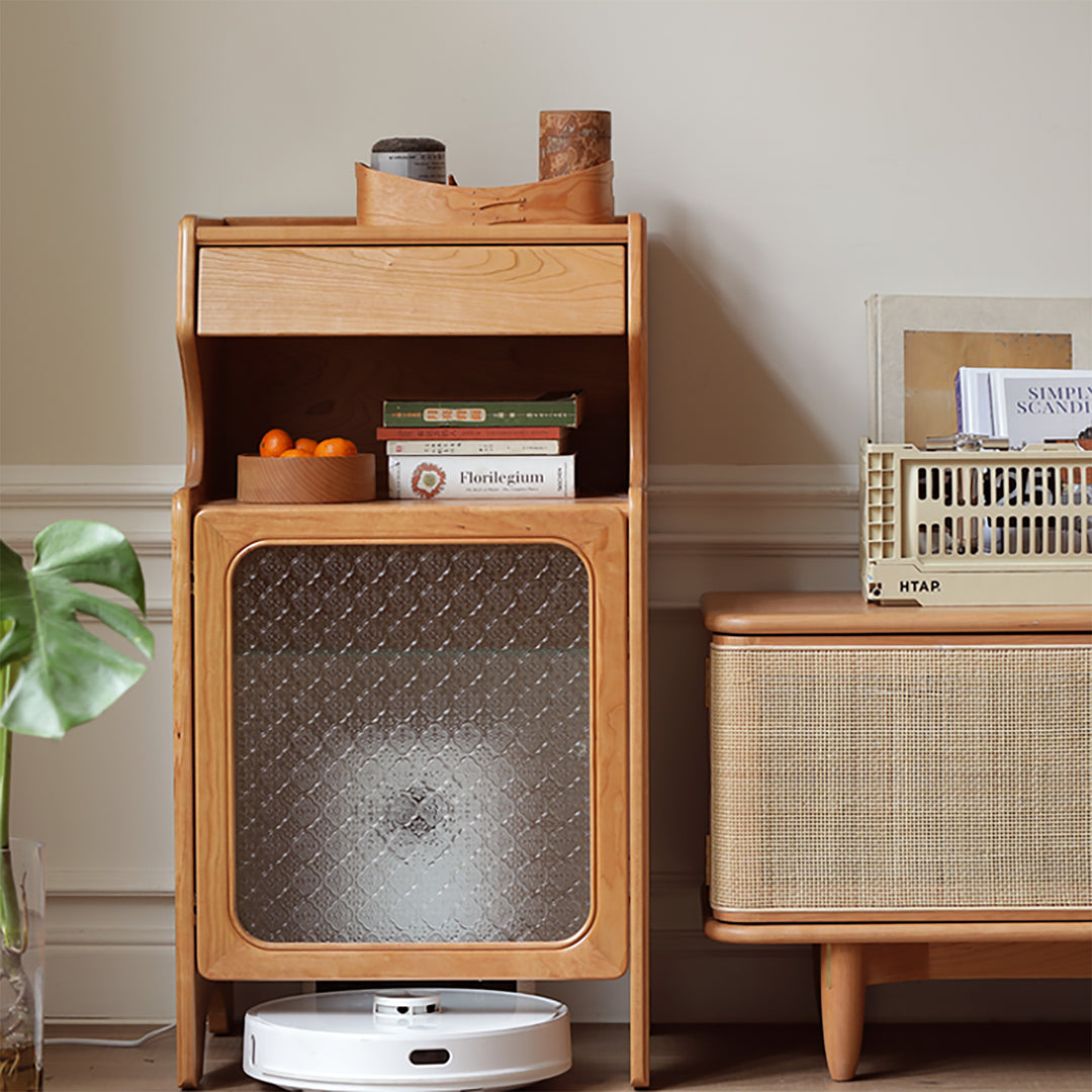 Scandinavian cherry wood robot vacuum cabinet cado size charts.