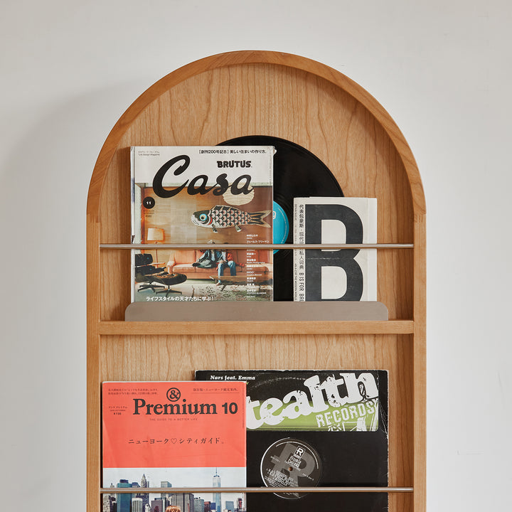 Scandinavian cherry wood wheeled mirror aura environmental situation.