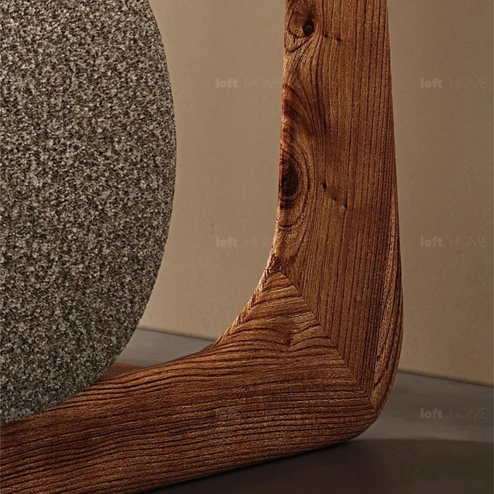 Cream elm wood 1 seater sofa vista environmental situation.