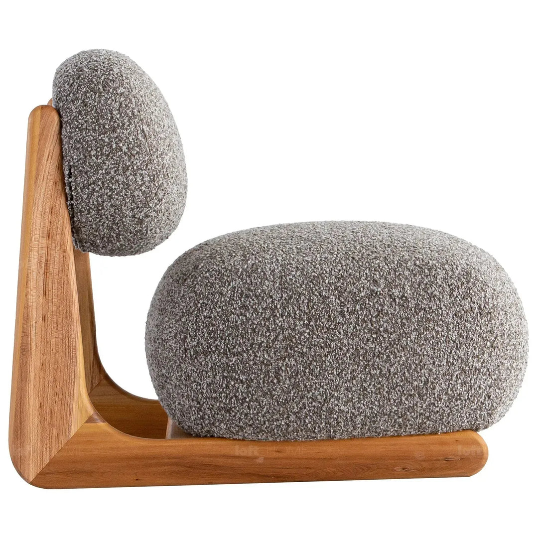 Cream elm wood 1 seater sofa vista in real life style.