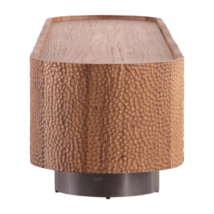 Scandinavian elm wood tv console savvy material variants.