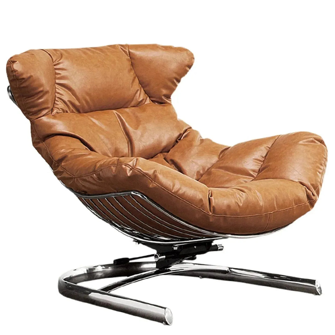 Industrial fabric 1 seater sofa with ottoman venus detail 1.