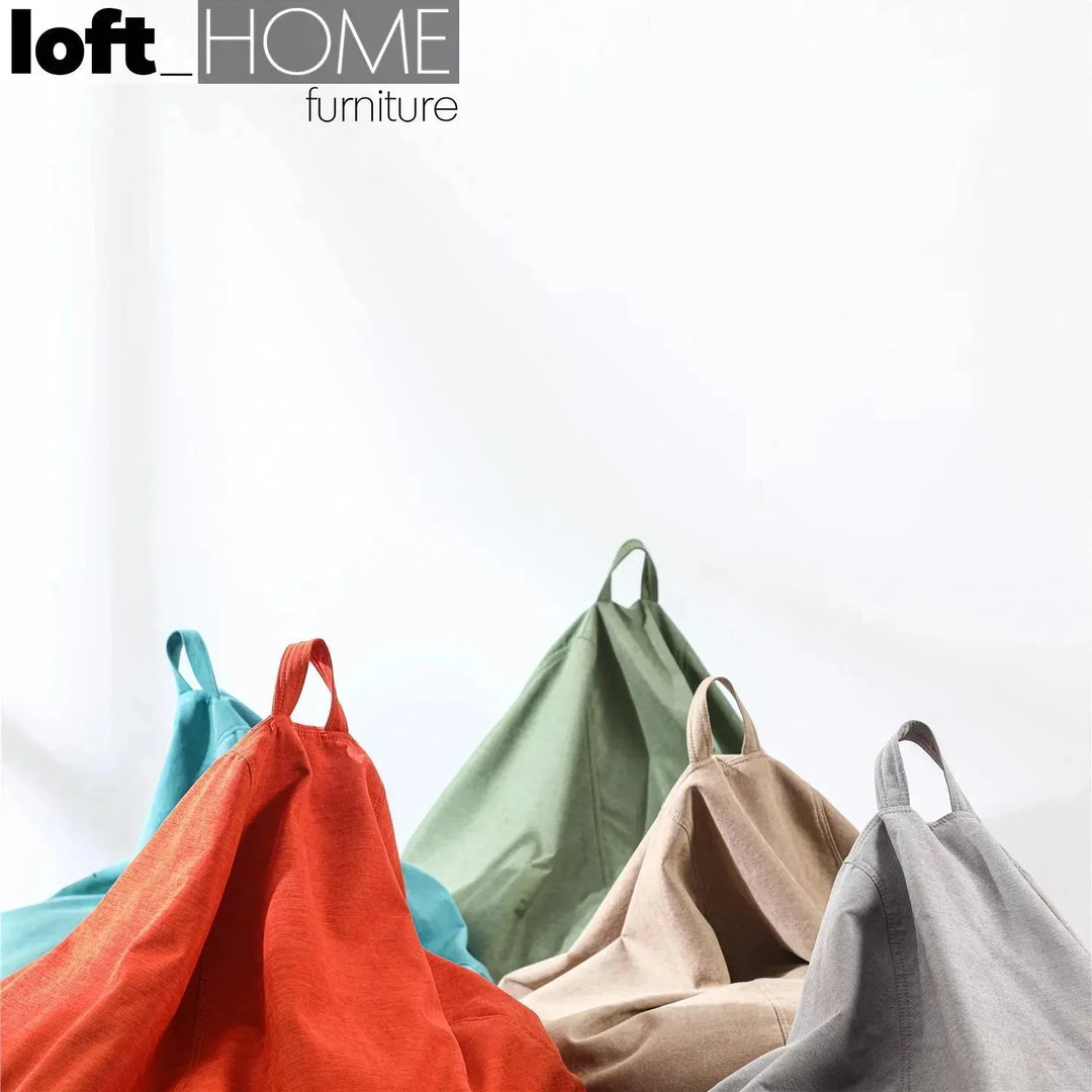 Modern fabric bean bag sofa lelinta detail 9.