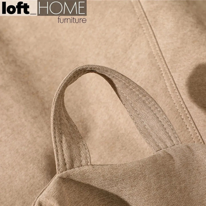 Modern fabric bean bag sofa lelinta in panoramic view.