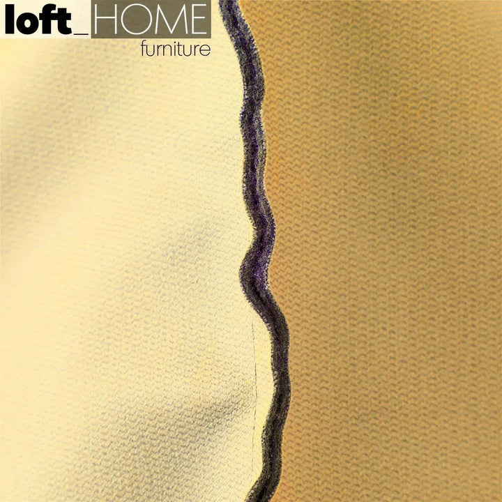 Modern fabric ottoman surya conceptual design.