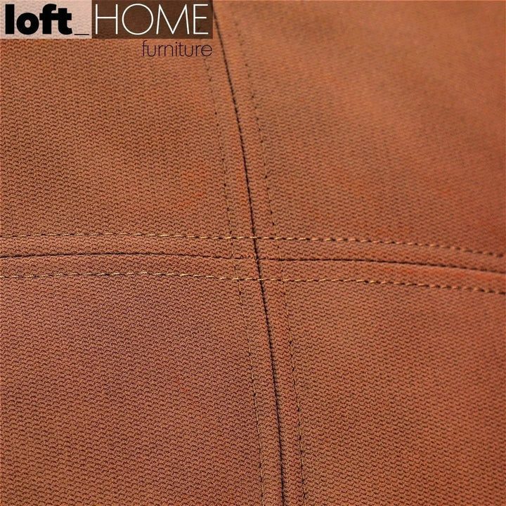 Modern fabric ottoman surya detail 7.