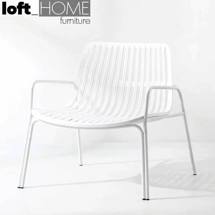 Modern plastic 1 seater sofa rhonda detail 1.