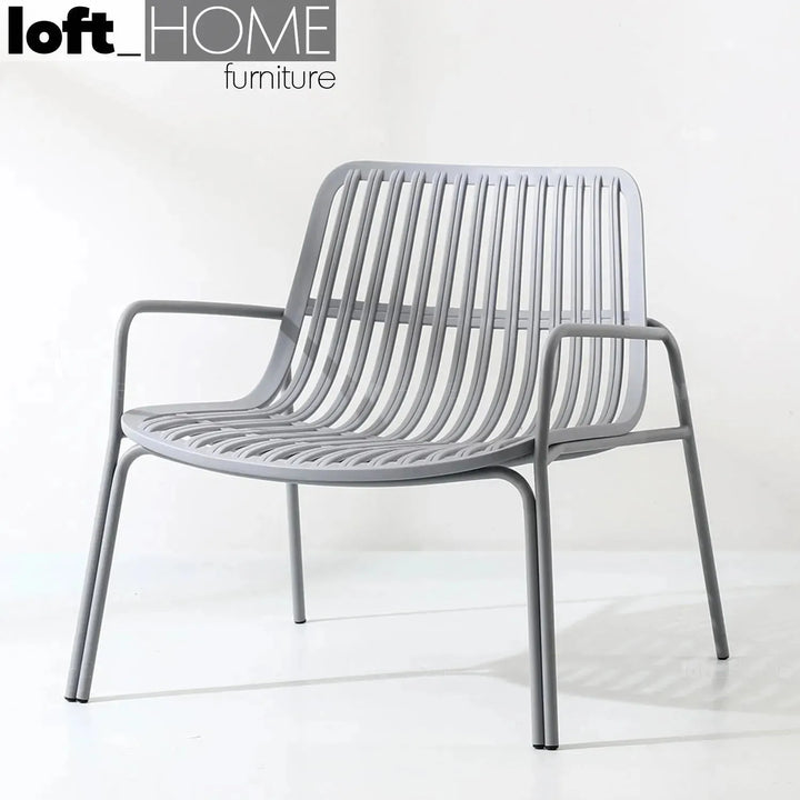 Modern plastic 1 seater sofa rhonda with context.