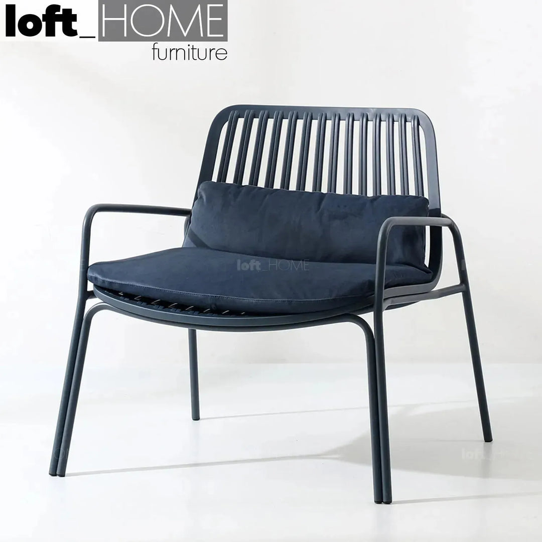 Modern plastic 1 seater sofa rhonda primary product view.