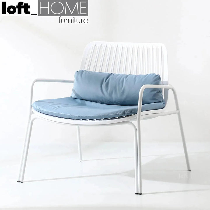 Modern plastic 1 seater sofa rhonda layered structure.