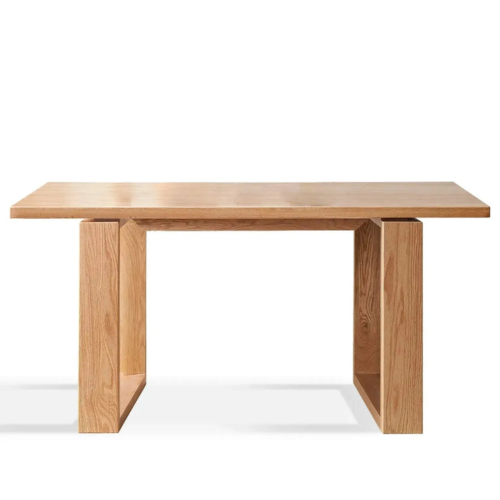 Scandinavian oak wood dining table kumo detail 12.