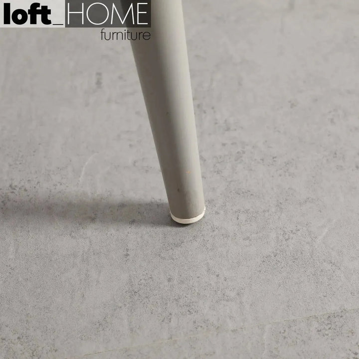 Contemporary plastic bar chair normann pc grey with context.