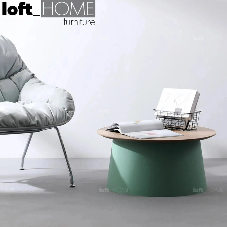 Contemporary plastic coffee table noah primary product view.