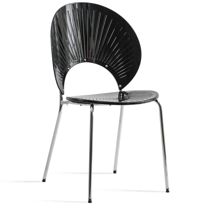 Contemporary plastic dining chair apollo clear situational feels.