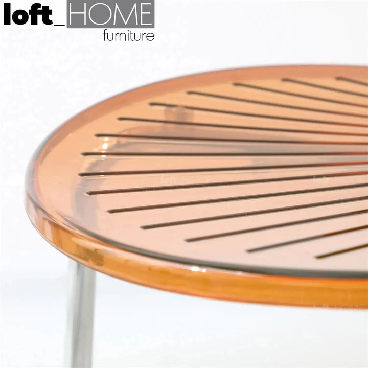 Contemporary plastic dining chair apollo clear color swatches.